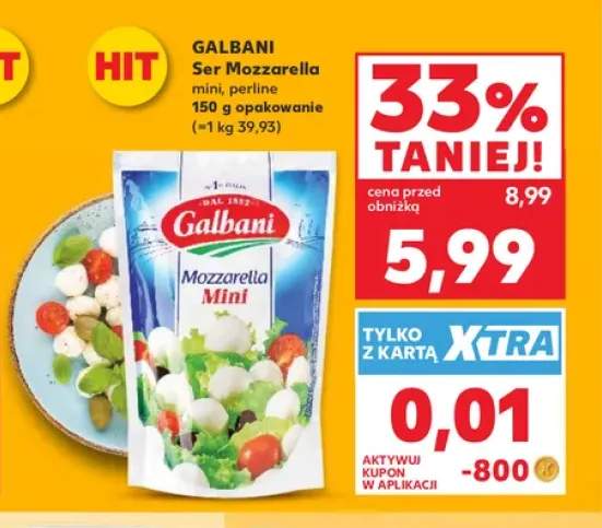 Ser Mozzarella mini Galbani +1 wariant