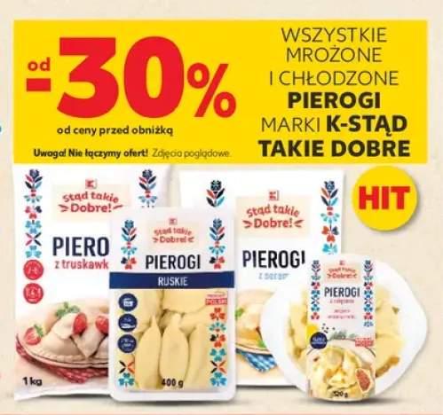 Pierogi z truskawkami K-Stąd Takie Dobre +3 warianty