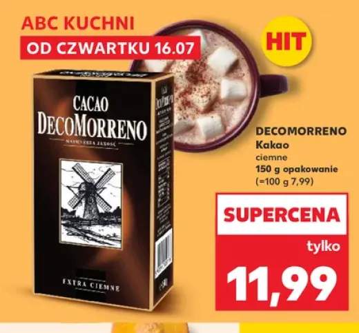 Kakao ciemne Decomorreno