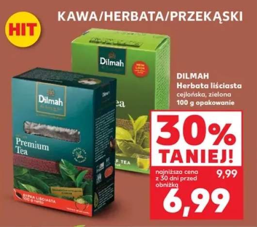 Herbata liściasta zielona Dilmah Green Tea