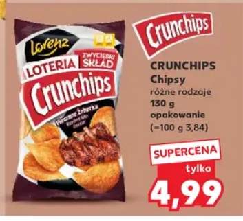 Chipsy Crunchips Pieczone Żeberka