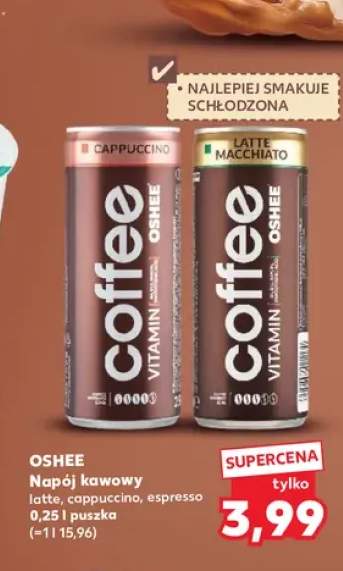 Napój kawowy Cappuccino Oshee Coffee Vitamin +1 wariant