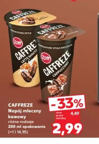 Napój mleczny kawowy Latte Macchiato Zott Caffreze +1 wariant