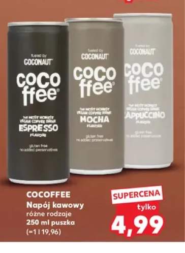 Napój kawowy Espresso Coconaut Cocoffee +2 warianty