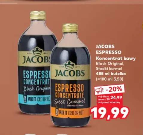 Koncentrat kawy Jacobs Espresso Black Original +1 wariant