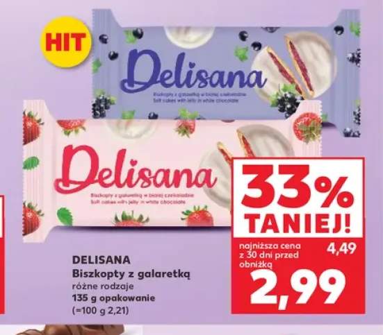 Biszkopty z galaretką Delisana