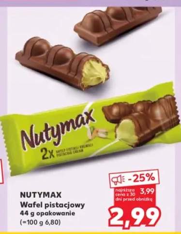 Wafel pistacjowy Nutymax