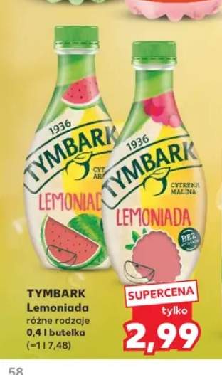 Lemoniada Tymbark cytryna arbuz +1 wariant