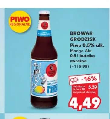 Piwo bezalkoholowe Browar Grodzisk Mango Ale