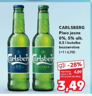 Piwo bezalkoholowe Carlsberg +1 wariant