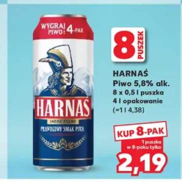 Piwo Harnaś 8-pak