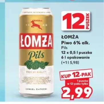 Piwo Łomża Pils 12-pak