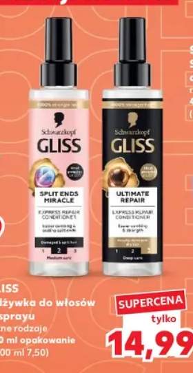 Odżywka do włosów w sprayu Gliss Split Ends Miracle +1 wariant