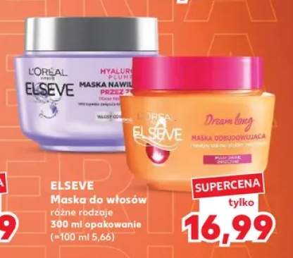 Maska do włosów L'Oreal Elseve Hyaluron Plump +1 wariant