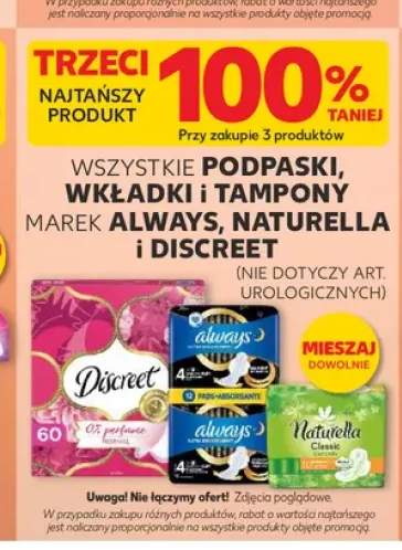 Podpaski Always Ultra +3 warianty
