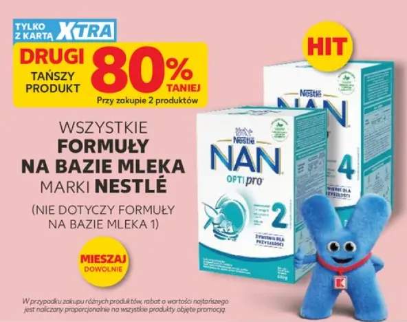 Formuły na bazie mleka Nestlé +2 warianty