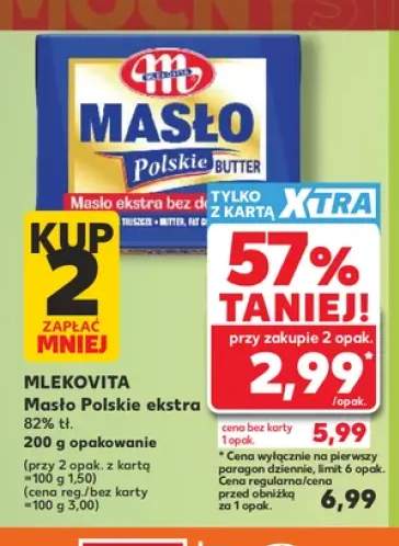 Masło Polskie ekstra Mlekovita