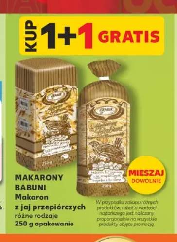 Makaron z jaj przepiórczych Makarony Babuni