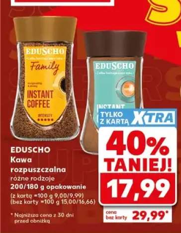 Kawa rozpuszczalna Eduscho Intense