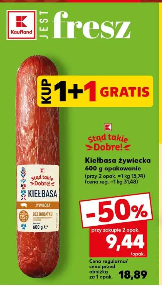 Kiełbasa żywiecka Stąd takie Dobre!