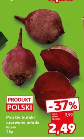 Buraki czerwone młode polskie luzem