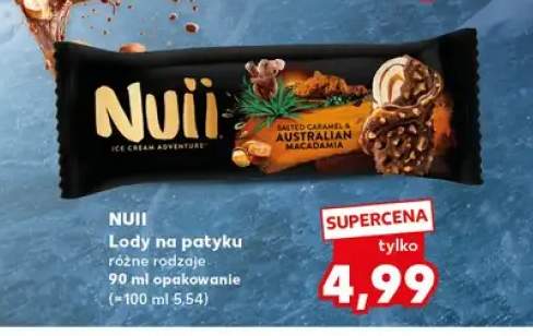 Lody na patyku Nuii
