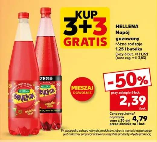 Napój gazowany Hellena Oranżada