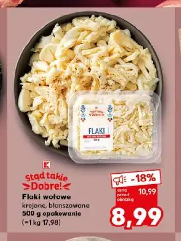 Flaki wołowe krojone blanszowane Stąd Takie Dobre!