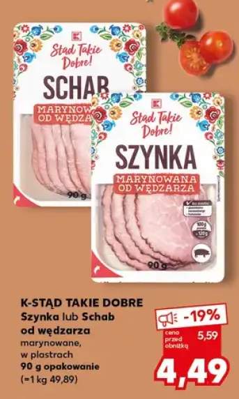 Szynka od wędzarza marynowana K-Stąd Takie Dobre +1 wariant