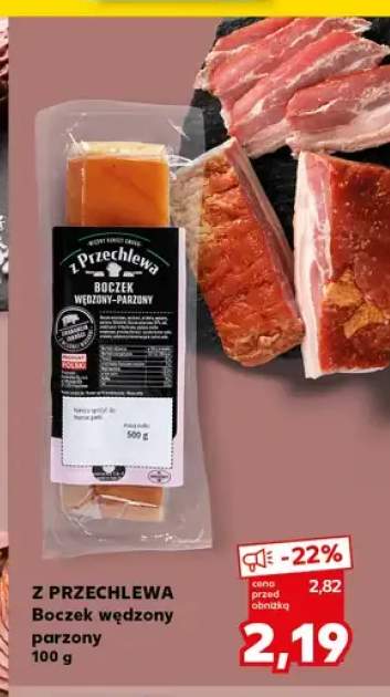 Boczek wędzony parzony Z Przechlewa