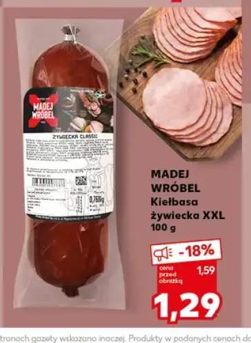 Kiełbasa żywiecka XXL Madej Wróbel