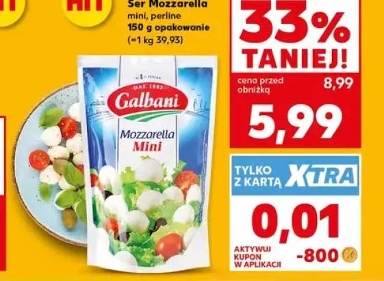 Ser Mozzarella mini Galbani +1 wariant
