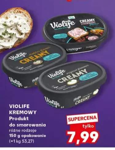 Krem roślinny do smarowania Violife Creamy Strawberry +1 wariant