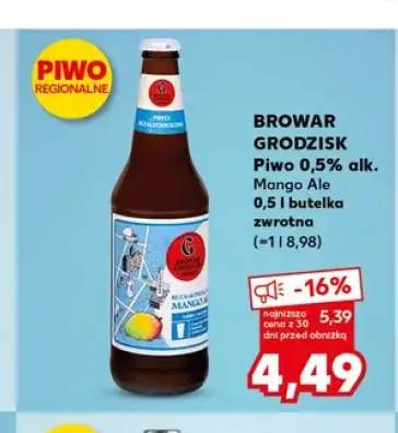 Piwo Browar Grodzisk Mango Ale