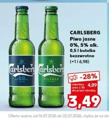 Piwo Carlsberg Pilsner +1 wariant