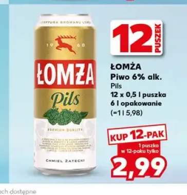 Piwo Łomża Pils 12-pak
