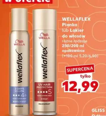 Lakier do włosów Wellaflex UV Hair Protection +1 wariant