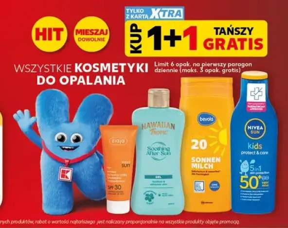 Kosmetyki do opalania +1 wariant