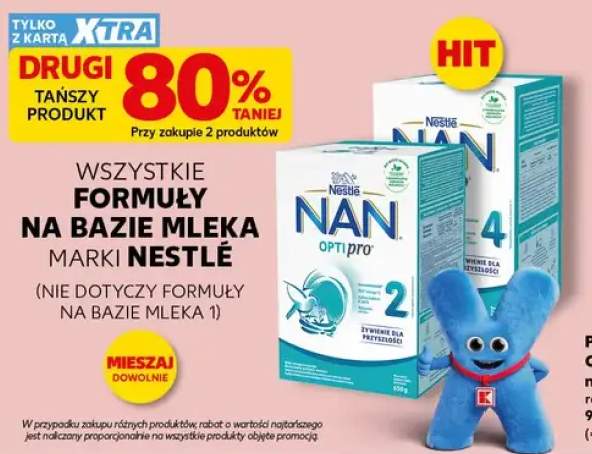 Formuły na bazie mleka marki Nestlé +2 warianty