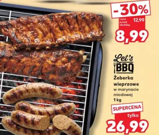 Żeberka wieprzowe w marynacie miodowej Let's BBQ