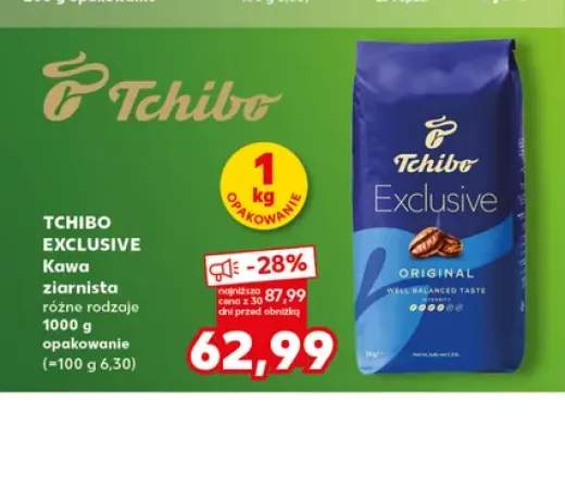 Kawa ziarnista Tchibo Exclusive Original