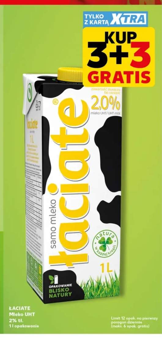 Mleko UHT Łaciate 2% tł.