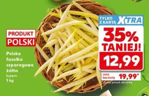 Fasolka szparagowa żółta luzem