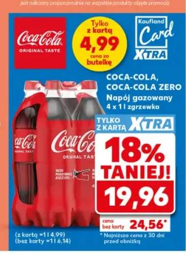 Napój gazowany Coca-Cola 4-pak 1 l +1 wariant