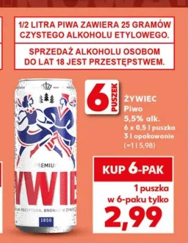 Piwo Żywiec 6-pak