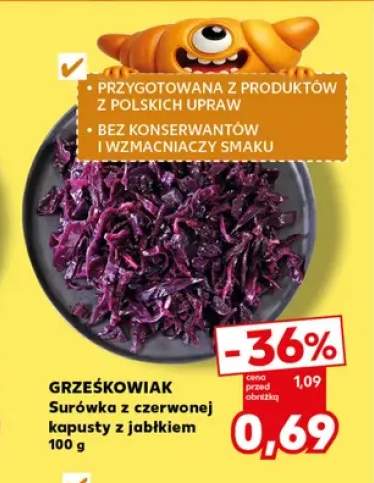 Surówka z czerwonej kapusty z jabłkiem Grześkowiak