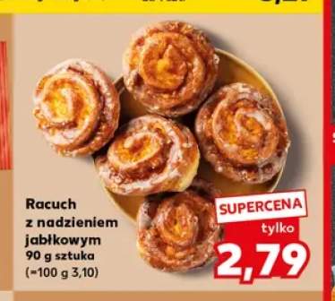Racuch z nadzieniem jabłkowym
