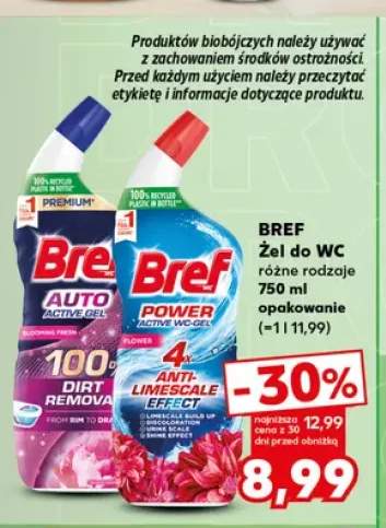 Żel do WC Bref Power Active Gel Flower +1 wariant