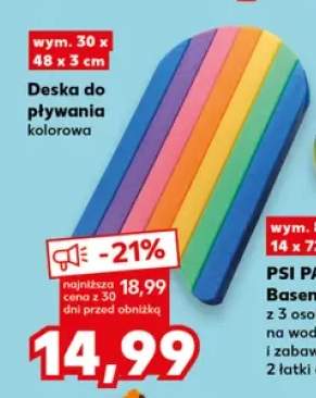 Deska do pływania kolorowa
