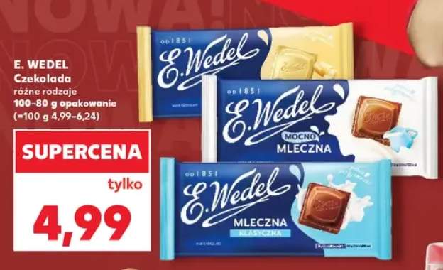 Czekolada biała E. Wedel +1 wariant